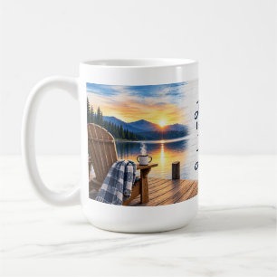 Caneca de Café A Vida é Melhor no Lago 