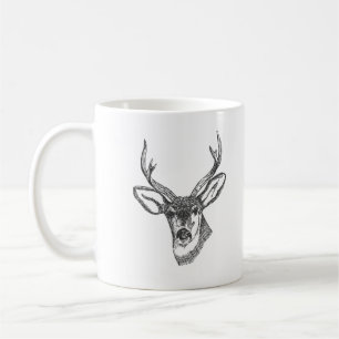 Caneca De Café A vida é simples come, dorme, caça!