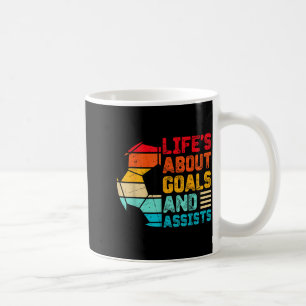 Caneca De Café A Vida É Sobre Metas E Ists É Divertido Rapazes Ra