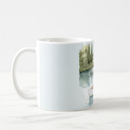 Caneca De Café A vida é um barco no lago dos sonhos