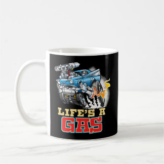 Caneca De Café A Vida É Um Carro De Corrida De Gás A Quente 1957
