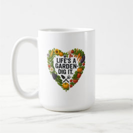 Caneca De Café A vida é um jardim
