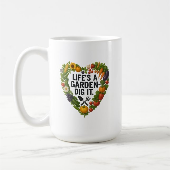 Caneca De Café A vida é um jardim (Esquerda)