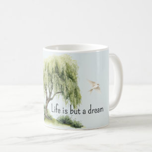 Caneca De Café A vida é uma árvore de sonho Pássaros