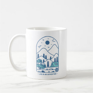 Caneca De Café A vida é uma aventura 3