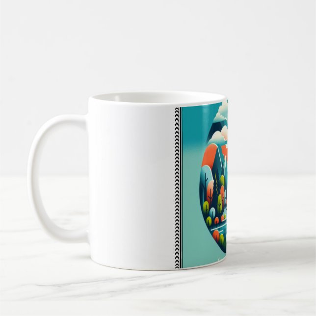 Caneca De Café A vida é uma jornada (Esquerda)