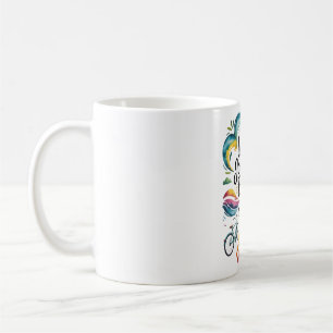 Caneca De Café A vida é uma jornada desfrute do estilo inspiracio