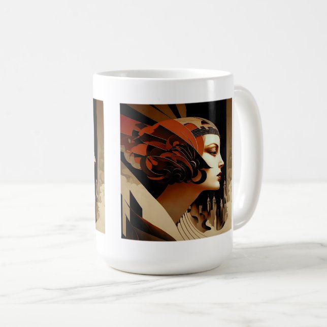 Caneca De Café A vida é uma lama clássica estranha, 15 oz (Frente Esquerda)