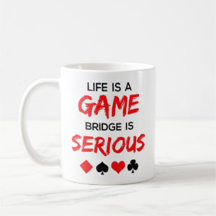 Caneca De Café A vida é uma ponte de jogo é séria