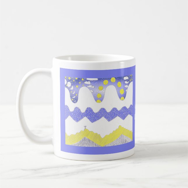 Caneca De Café A vida é Ups & Downs Mug (Esquerda)