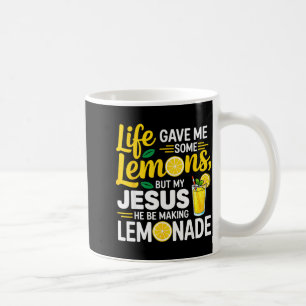 Caneca De Café A Vida Me Deu Alguns Limões Mas Meu Jesus Está Faz