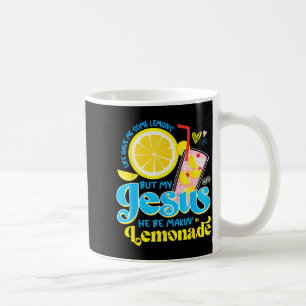 Caneca De Café A vida me deu um pouco de limão, mas meu Jesus est
