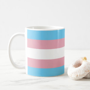 Caneca De Café A visibilidade da bandeira do orgulho transgênero