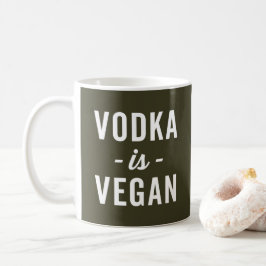 Caneca De Café A vodca é citações engraçadas do Vegan