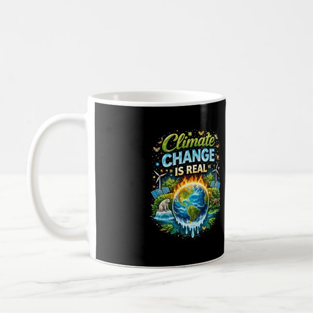 Caneca De Café A Warming World (Esquerda)