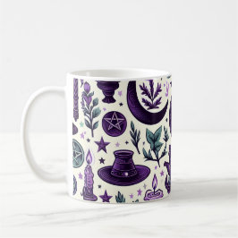 Caneca De Café A Wiccan Pattern 1