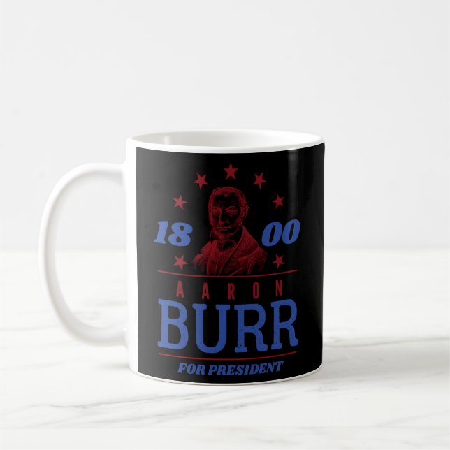 Caneca De Café Aaron Burr Para A Campanha 1800 (Esquerda)