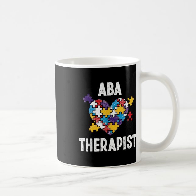 Caneca De Café Aba Therapist Training Behaviour Analyst Autism Th (Direita)