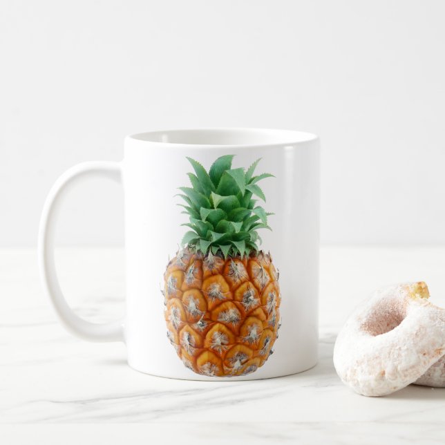 Caneca De Café Abacaxi (Com Donut)