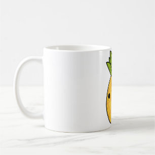Caneca De Café Abacaxi Fruta Kawaii