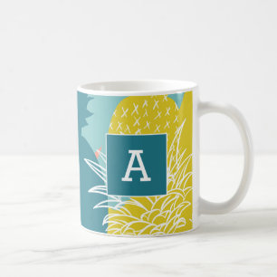 Caneca De Café Abacaxi tropical