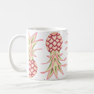 Caneca De Café Abacaxi Tropical Verão Impressão