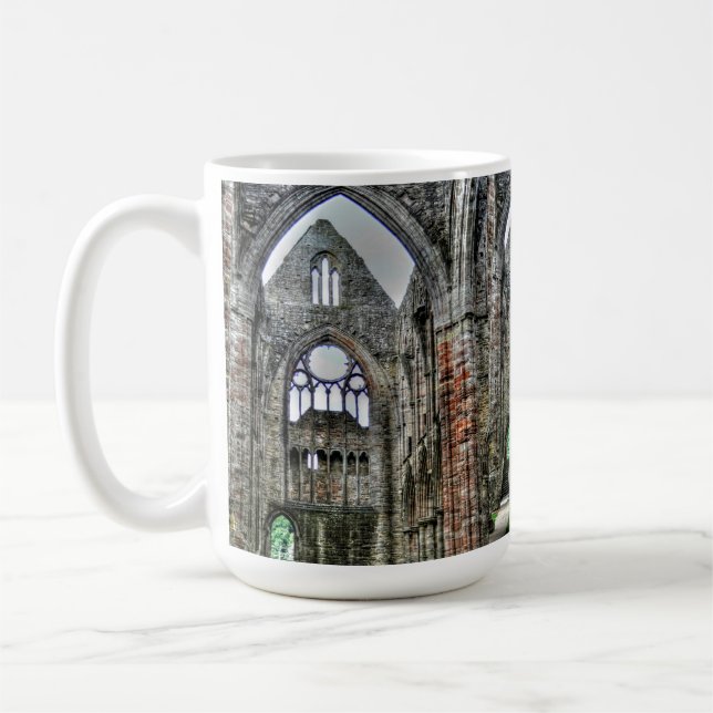 Caneca De Café Abadia de Tintern, mosteiro de Cisterciano, País d (Esquerda)