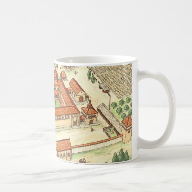 Caneca De Café Abadia do Romanesque. Modelo (Direita)