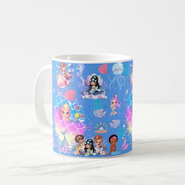 Caneca De Café Abaixo das ondas (Frente Esquerda)
