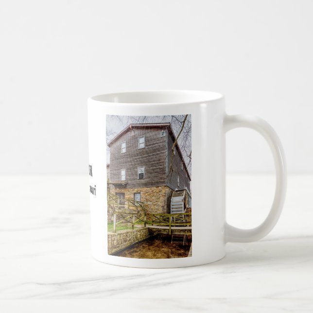 Caneca De Café Abaixo de Edwards Mill (Direita)