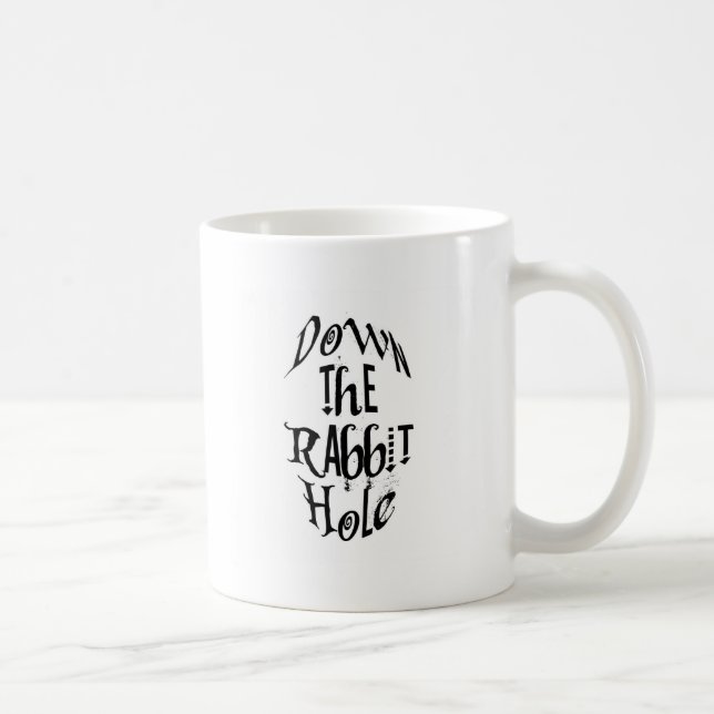 Caneca De Café Abaixo do furo de coelho (Direita)