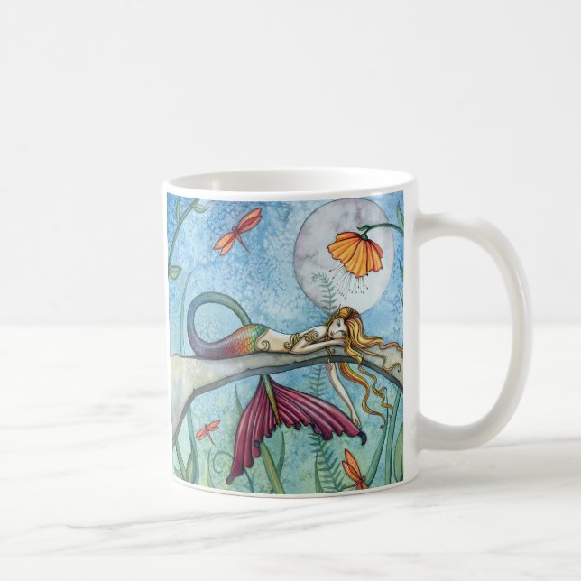 Caneca De Café Abaixo pela Pond Mermaid Art (Direita)