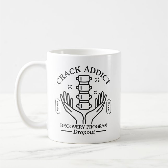 Caneca De Café Abandono de programa de recuperação de viciado em  (Esquerda)