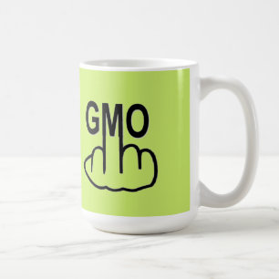 Caneca De Café Abate De Aves De Cama Diz Não Ao OGM