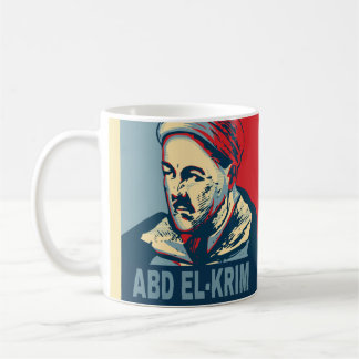 Caneca De Café Abd el-Krim Rif Leader Estilo de Esperança Abdelka