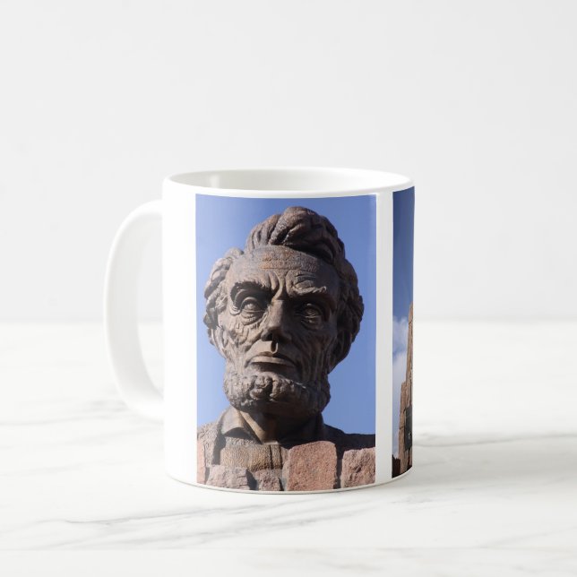 Caneca De Café Abe Lincoln Mug (Frente Esquerda)