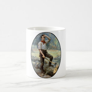 Caneca De Café Abe Lincoln -- O divisor do trilho