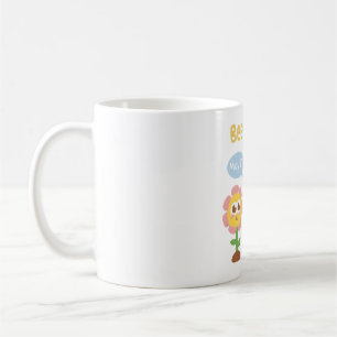 Caneca De Café Abeia Fofa E Flor Abelha Educada Piada Engraçada