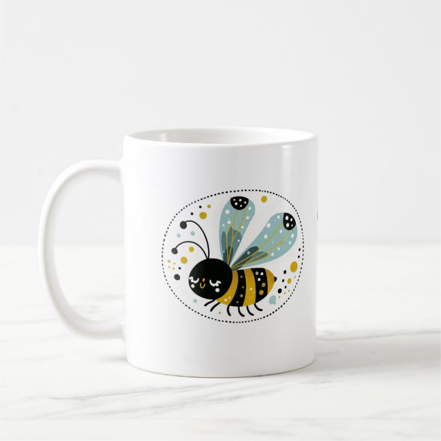 Caneca De Café Abeja Sonolenta Caprichosa  (Esquerda)