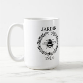 Caneca De Café Abelha Clássica Do "Velho Mundo" Europeu