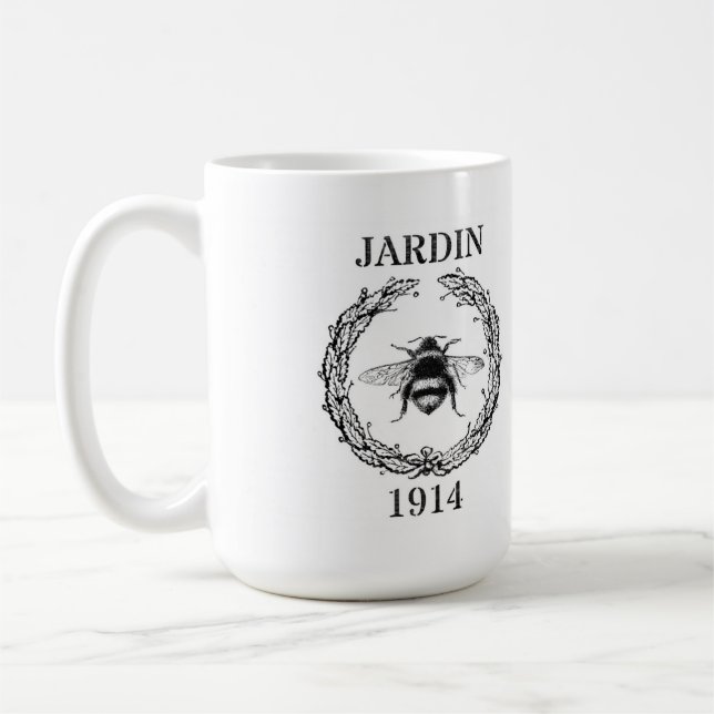 Caneca De Café Abelha Clássica Do "Velho Mundo" Europeu (Esquerda)