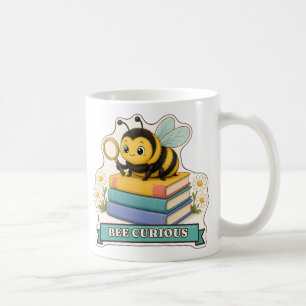 Caneca De Café Abelha Curiosa Abelha Fofa com Lupa