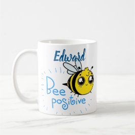 Caneca De Café Abelha-Cuta Positiva