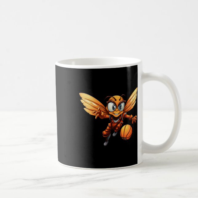 Caneca De Café Abelha De Basquete (Direita)