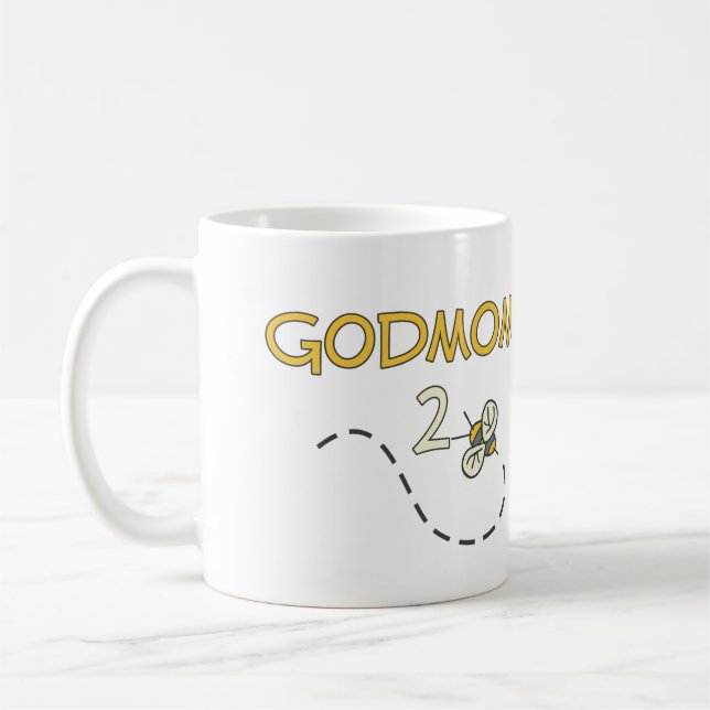 Caneca De Café Abelha de Godmom 2 (Esquerda)