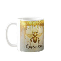 Abelha de mel Dourada personalizada