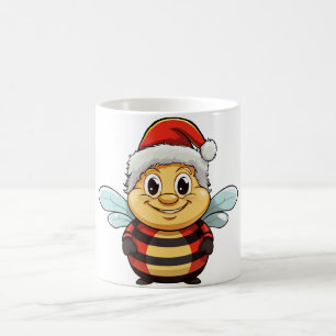 Caneca De Café abelha de Natal