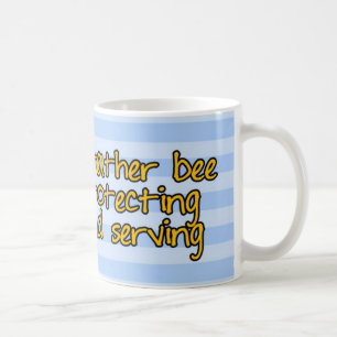Caneca De Café abelha de trabalhador - agente da polícia