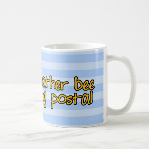 Caneca De Café abelha de trabalhador - trabalhador postal
