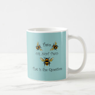 Caneca De Café Abelha dois abelha ou não dois